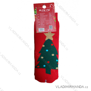 Ponožky vánoční teplé dětské dorost chlapecké (28-31,32-35) AURA.VIA AURA21SGV6720