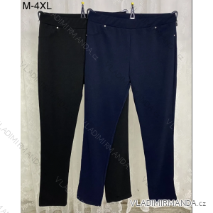 Kalhoty dlouhé dámské nadrozměr (M-4XL) ITALSKÁ MÓDA IMPLP2311840050
