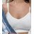 Top croptop na ramínka dámský (S/M ONE SIZE) ITALSKÁ MÓDA IMPLP2329500035