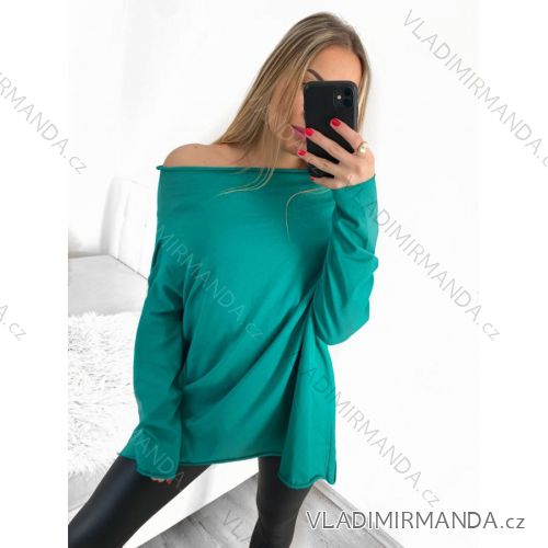 Tunika dlouhý rukáv dámská nadrozměr (XL/2XL ONE SIZE) ITALSKá MODA IM323040