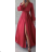 Women's Long Elegant Long Sleeve Dress (S/M ONE SIZE) ITALIAN FASHION IMPMG232092
