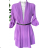 Cardigan Jacket With Belt Long Long Sleeve Women's (S/M ONE SIZE) ITALIAN FASHION IMPMG232323
