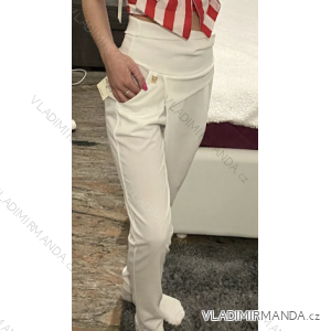 Kalhoty dlouhé dámské (S/M ONE SIZE) ITALSKÁ MÓDA IMPMG239110