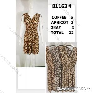 Women's Sleeveless Summer Dress (S / M ONE SIZE) ITALIAN FASHION IMWB22045