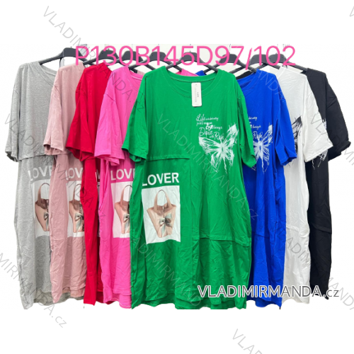 Shirt extended 3/4 long sleeve women's (L/XL/2XL ONE SIZE) ITALIAN FASHION IM423025