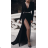 Women's Long Elegant Long Sleeve Dress (S/M ONE SIZE) ITALIAN FASHION IMPCF2326635