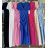 Women's Long Chiffon Short Sleeve Dress (S/M ONE SIZE) ITALIAN FASHION IMWGS231048