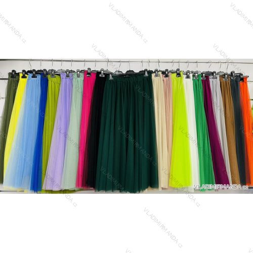 Sukně dlouhá dámská (S/M ONE SIZE) ITALSKÁ MÓDA IMWE231257