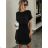 Women's Lace Cotton Short Sleeve Dress (S/M ONE SIZE) ITALIAN FASHION IMM23M7267
