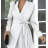 Elegantes Mantel-Langarmkleid für Damen (S/M EINHEITSGRÖSSE) ITALIAN FASHION IMPCF2316972