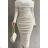 Women's Elegant Carmen Long Sleeve Dress (S/M ONE SIZE) ITALIAN FASHION IMPCF236053