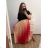 Šaty dlouhé maxi dlouhé krátký rukáv dámské nadrozměr (2XL/3XL/4XL ONE SIZE) ITALSKÁ MÓDA IMD23020E/DU