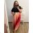 Šaty dlouhé maxi dlouhé krátký rukáv dámské nadrozměr (2XL/3XL/4XL ONE SIZE) ITALSKÁ MÓDA IMD23020E/DU
