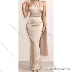 Šaty dlouhé elegantní bez rukávu dámské (S/M ONE SIZE) ITALSKÁ MÓDA IMPBB23B23476