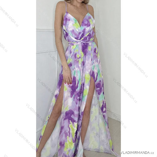 Women's Summer Long Elegant Strapless Dress (S/M ONE SIZE) ITALIAN FASHION IMPBB23B21845