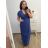 Šaty košilové dlouhý rukáv dámské (S/M ONE SIZE) ITALSKÁ MODA IMB229927 XL/2XL grün
