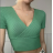 Top croptop krátky rukáv dámsky (S/M ONE SIZE) TALIANSKA MÓDA IMPBB23W2234