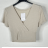 Top croptop krátky rukáv dámsky (S/M ONE SIZE) TALIANSKA MÓDA IMPBB23W2234