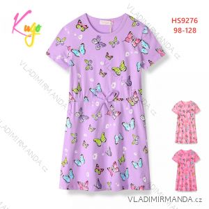 Šaty krátký rukáv dětské dívčí (98-128) KUGO HS9276