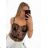 Top/croptop na ramínka dámský (S-L) ITALSKÁ MÓDA IMPLP2388017012/DU S Černá