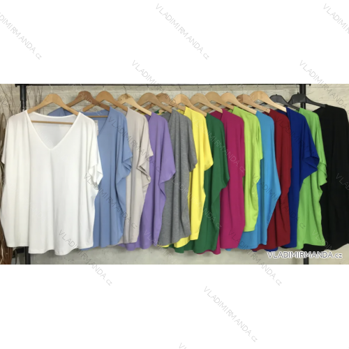 Women's Short Sleeve Tunic (S/M ONE SIZE) ITALIAN FASHION IMPGM235614