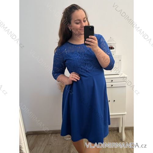 Shirt extended 3/4 long sleeve women's (L/XL/2XL ONE SIZE) ITALIAN FASHION IM423025