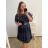 Women's Summer Cotton Short Sleeve Dress (S/M ONE SIZE) ITALIAN FASHION IM722253