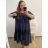 Women's Summer Cotton Short Sleeve Dress (S/M ONE SIZE) ITALIAN FASHION IM722253