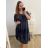 Women's Summer Cotton Short Sleeve Dress (S/M ONE SIZE) ITALIAN FASHION IM722253