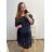 Women's Summer Cotton Short Sleeve Dress (S/M ONE SIZE) ITALIAN FASHION IM722253