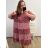 Women's Summer Cotton Short Sleeve Dress (S/M ONE SIZE) ITALIAN FASHION IM722253