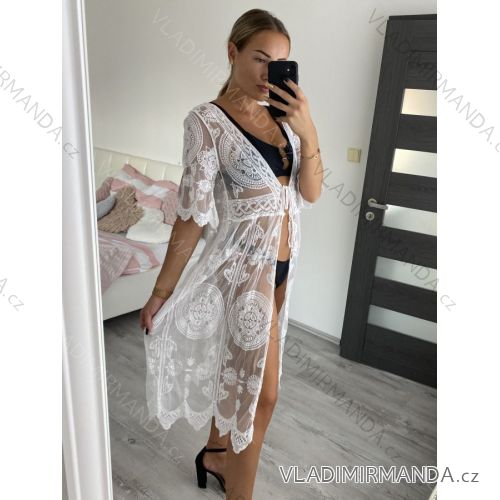 Župan tunika přehoz přes plavky dámský (S/M/L ONE SIZE) ITALSKÁ MÓDA IMWB222856