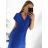 Šaty košilové dlouhý rukáv dámské (S/M ONE SIZE) ITALSKÁ MODA IMB229927 XL/2XL grün