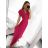Šaty košilové dlouhý rukáv dámské (S/M ONE SIZE) ITALSKÁ MODA IMB229927 XL/2XL grün