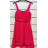 Women's Strapless Summer Dress (S/M ONE SIZE) ITALIAN FASHION IMPSH23V2796A zelená neon S / M