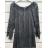 Damen-Tunika mit langen Ärmeln in Übergröße (Einheitsgröße S/M) ITALIAN FASHION IMPSH237616